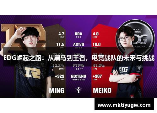 EDG崛起之路：从黑马到王者，电竞战队的未来与挑战